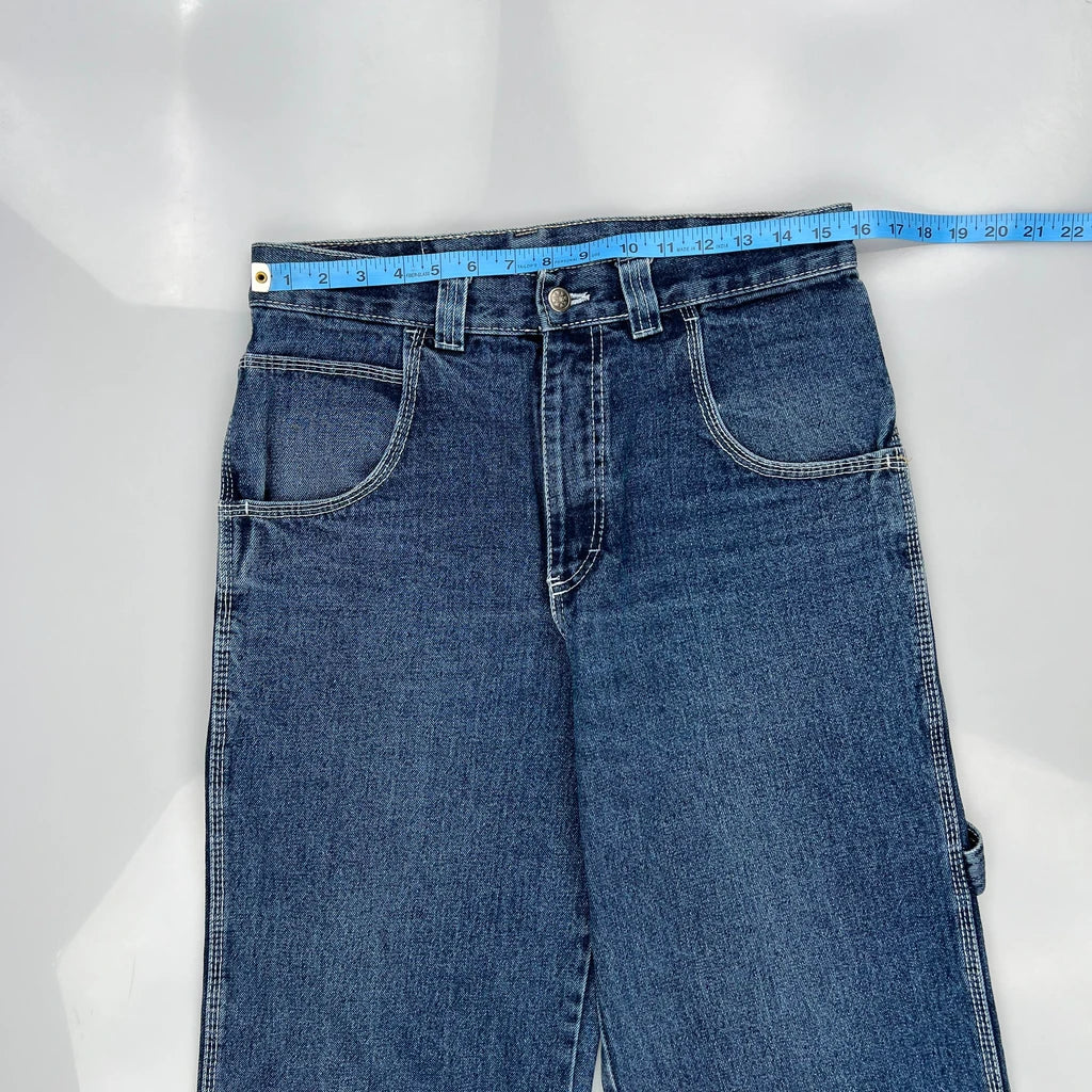 USA Jeans Southpole Graphic Denim Shorts - 31W 15L Blue Denim