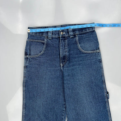 USA Jeans Southpole Graphic Denim Shorts - 31W 15L Blue Denim