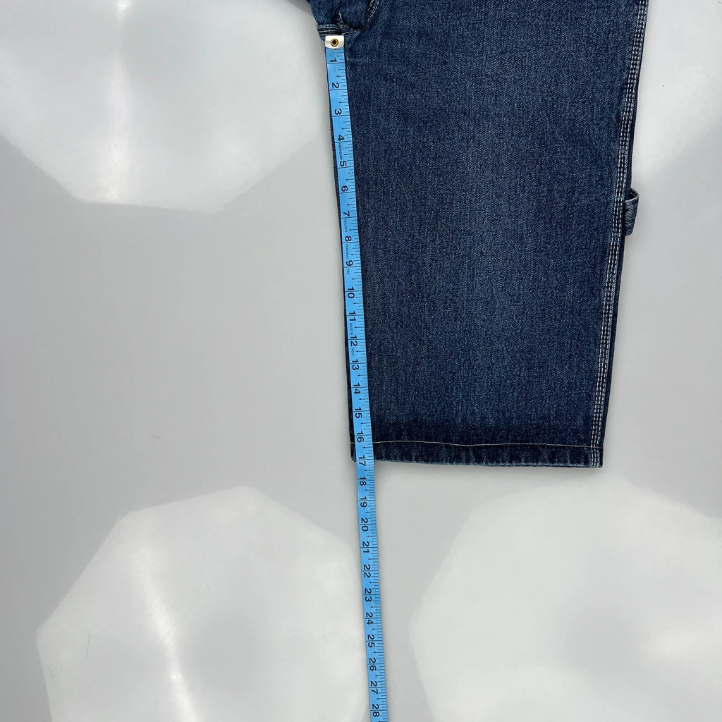 USA Jeans Southpole Graphic Denim Shorts - 31W 15L Blue Denim