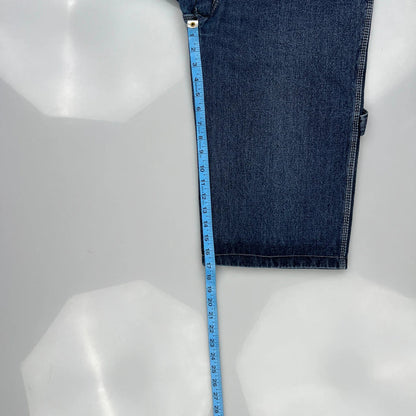 USA Jeans Southpole Graphic Denim Shorts - 31W 15L Blue Denim