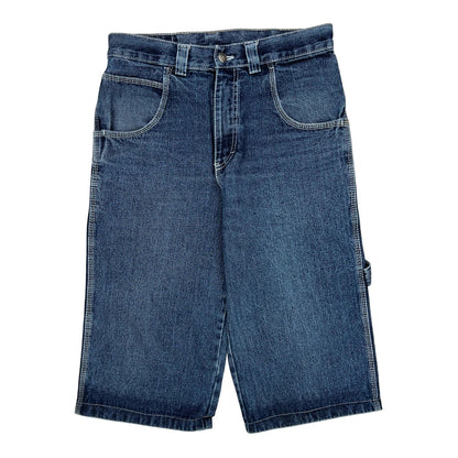 USA Jeans Southpole Graphic Denim Shorts - 31W 15L Blue Denim