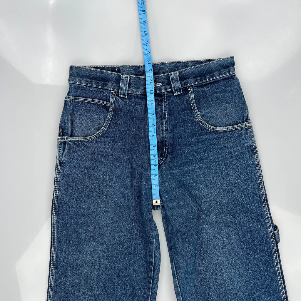 USA Jeans Southpole Graphic Denim Shorts - 31W 15L Blue Denim