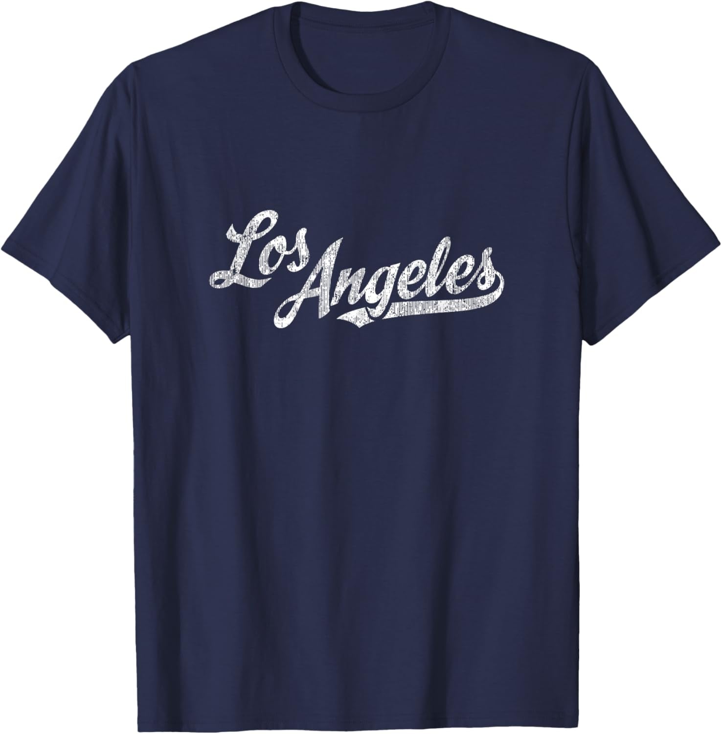 Los Angeles California CA T-Shirt Vintage Sports Script Tee T-Shirt