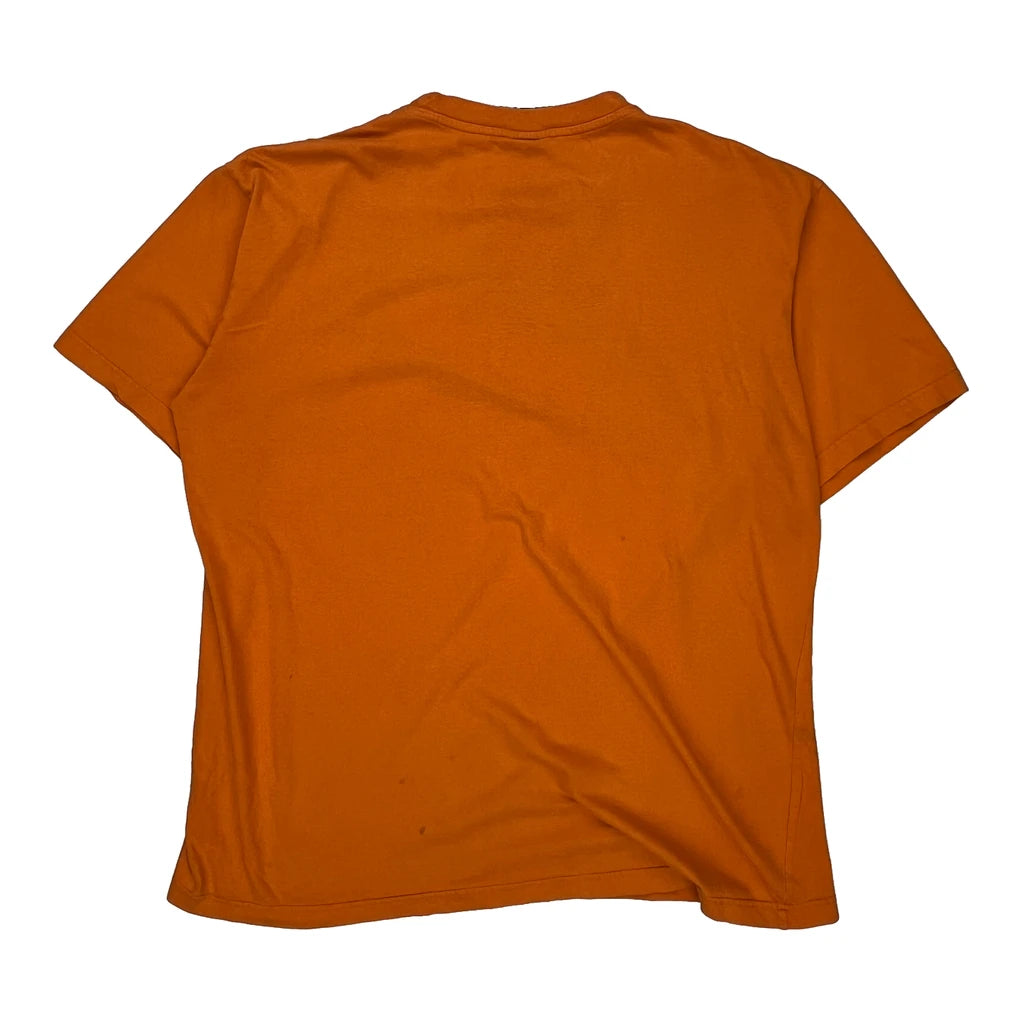 Southpole Graphic T-Shirt - 2XL Orange Cotton