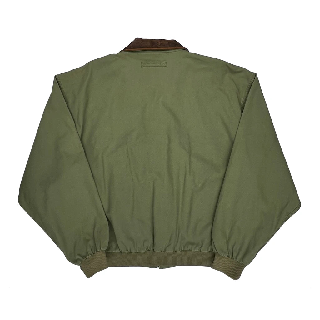 5Th Air Force Patch Avirex A2 Bomber Jacket - XL Green Cotton
