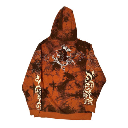 Dragon Unbranded Graphic Hoodie - XL Brown Cotton