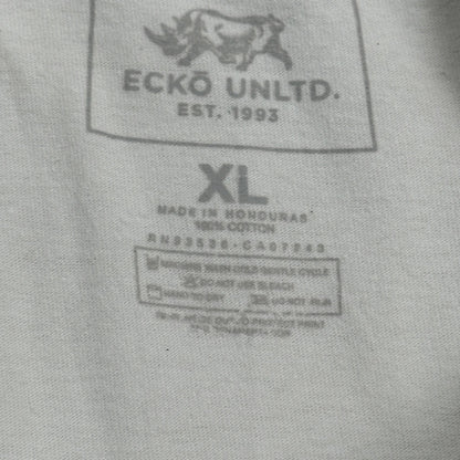 Ecko Unltd Graphic T-Shirt - XL White Cotton