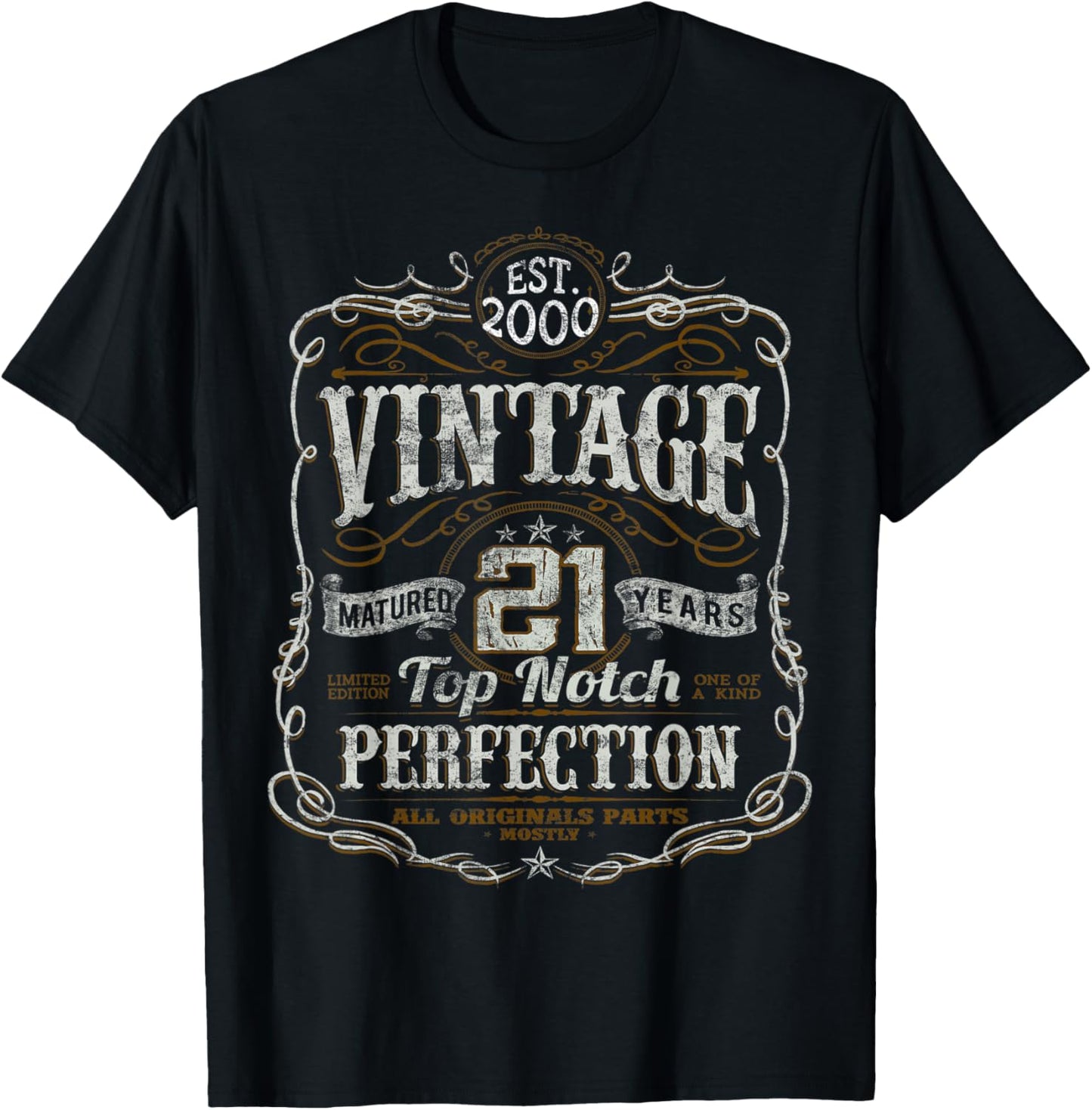 Vintage 21St Birthday 2000 Limited Edition Born in 2000 T-Shirt