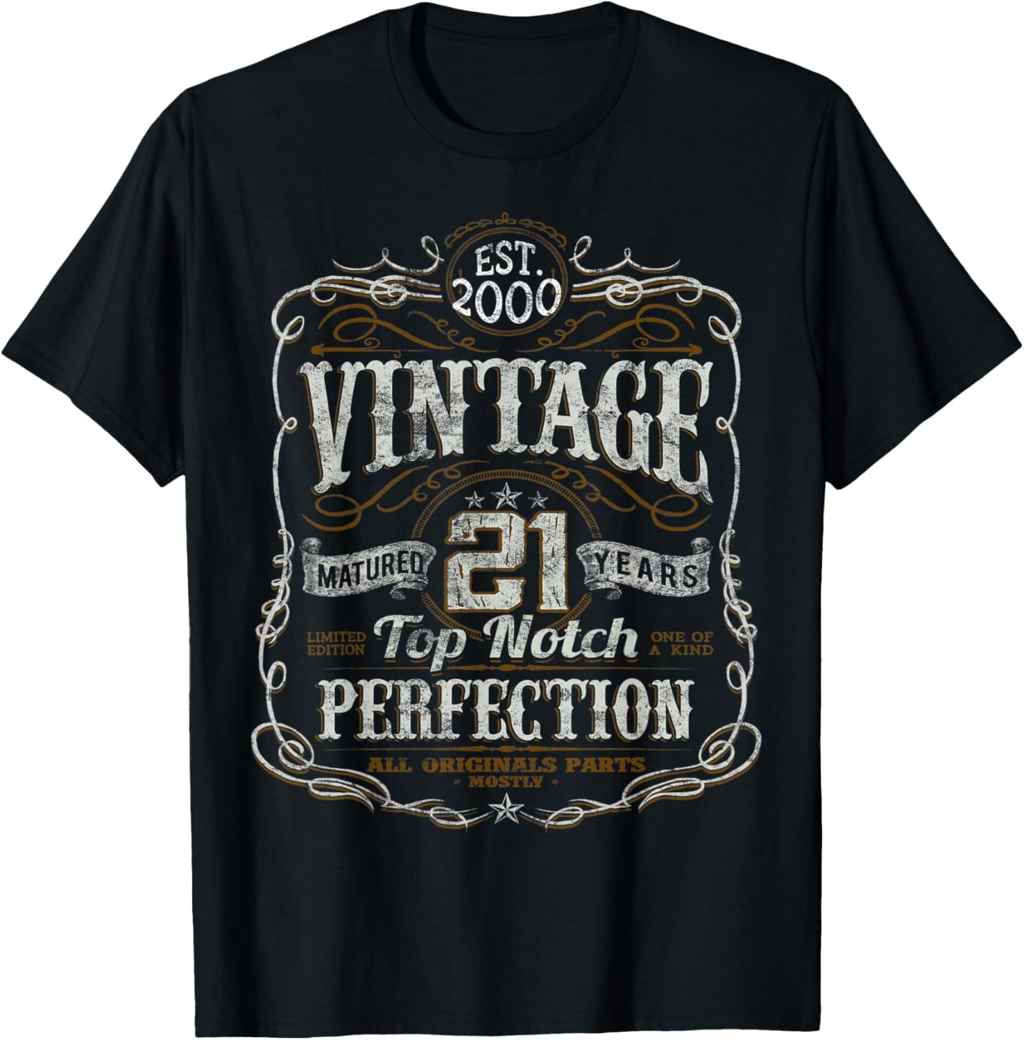Vintage 21St Birthday 2000 Limited Edition Born in 2000 T-Shirt